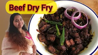 Beef dry fry  നാടൻ ബീഫ് ഫ്രൈ  Beef Fry  BDF  Sheetals Kitchen Malayalam Ep61 [upl. by Meehsar]