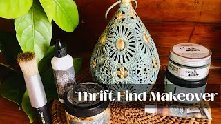 Thrift Find Makeover Update Decor With Ease diy upcycled thriftfinds [upl. by Aeresed621]