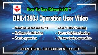 How To Use RDworksV8  1390 CO2 Laser Cutting and Engraving Machine User Operation Manual [upl. by Leind]