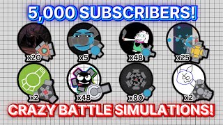 5K SPECIAL  THE ULTIMATE ARRASIO BATTLE SIMULATIONS arrasio [upl. by Morgun194]