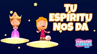 CANCION INFANTIL PARA DORMIR  TU ESPIRITU NOS DA  PEQUEÑOS HEROES [upl. by Attenna876]