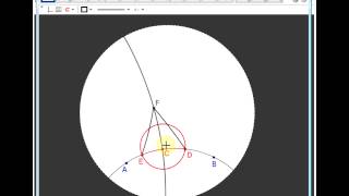 Geometric Constructions in the Poincare Disk [upl. by Uzzi128]