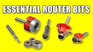 5 Essential Router Bits  Woodworking For Beginners 34 [upl. by Foy]