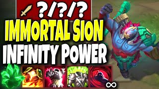 Break the Game with IMMORTAL SION 🔥 Sion POWER Literally goes INFINITY🔥 LoL Sion Season 10 Gameplay [upl. by Ardnalac]