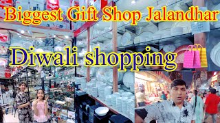 Biggest Gift shop in Jalandhar II Diwali shopping Vlogs II Rainak Bazar Jalandhar II ￼Sunday market [upl. by Norword]