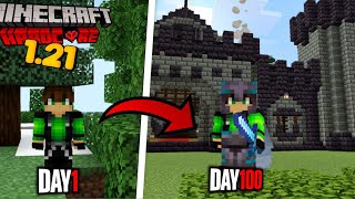 🔥I Survived 100 Days In Minecraft PE 121 Hardcore 😲 [upl. by Thanasi]