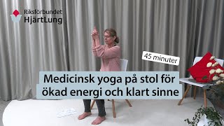 Medicinsk yoga på stol för ökad energi och klart sinne [upl. by Elyse]