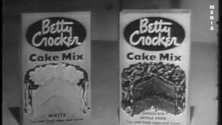 Betty Crocker Cake Mix Commercial  1950s [upl. by O'Rourke]