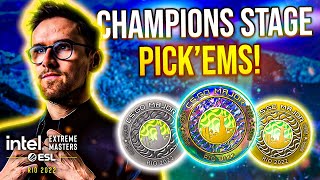 IEM RIO 2022 CHAMPIONS STAGE PICKEMS Can Your Diamond Coin Be Saved [upl. by Jabin526]