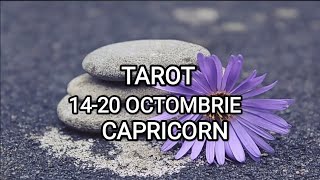 ✨✨✨CAPRICORN✨✨✨ ENERGIILE SAPTAMANII 1420 OCTOMBRIE ✨✨✨UN PROIECT MAI BUNSUCCESFERICIRE✨✨✨ [upl. by Arnst875]