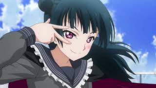 Love Live Sunshine Dub  Yoshikos chunibyou history [upl. by Ellemaj]