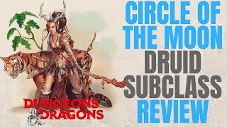 Druid Circle of the Moon  DampD 5e Subclass Series [upl. by Eltsirc]