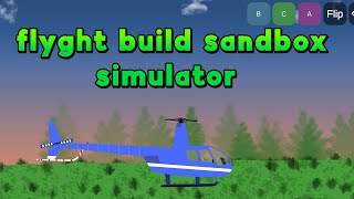 Создай свой идеальный самолёт Обзор flyght build sandbox simulator [upl. by Anica]