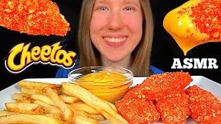 ASMR FLAMIN HOT CHEETOS CHICKEN TENDERS MUKBANG No Talking EATING SOUNDS [upl. by Kayne]