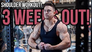 Huge Shoulder Workout  Prep Ep 9 [upl. by Thedrick573]