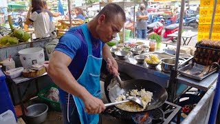 Great Wok Skills Master Chef Cooking Egg Fried Rice  Thai Street Food [upl. by Azalea534]