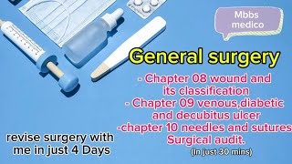 General Surgery Wound Classification Venous Diabetic amp Decubitus Ulcers Suturing tech Explained [upl. by Anoyk]