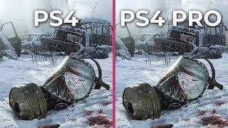 Metro Exodus – PS4 vs PS4 Pro Graphics Comparison [upl. by Thomey622]