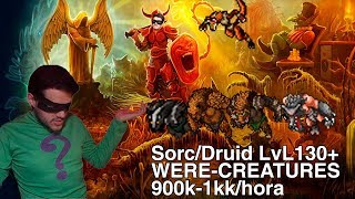 Tibia  Mage 9001kkHr PROFIT lvl140 Edron WereCreatures [upl. by Cornall]