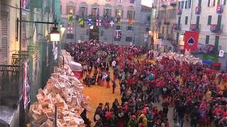 Ivrea Carnevale LIVE battaglia delle arance domenica 11 febbraio 2024 [upl. by Theobald83]