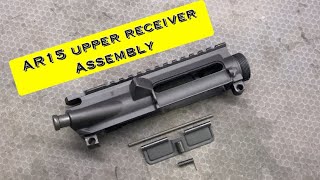 Step by step AR15 AS upper receiver assembly [upl. by Aisat]