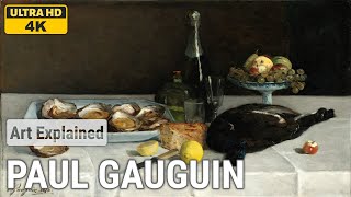 Paul Gauguin A collection of 10 oil paintings with title and year 18751880 4K [upl. by Ariaet]