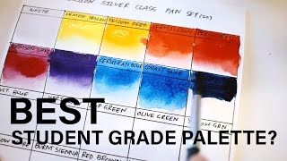 Best Student Watercolor Palette ▲ Mijello Silver Class [upl. by Yedoc]