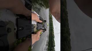 muskyfishing muskie fishing viralvideo fyp pennsylvania blowup kayakfishing adrenalinerush [upl. by Ardnama742]