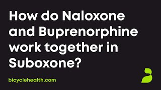 What is Suboxone How do Naloxone and Buprenorphine work together [upl. by Felipa]