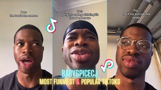 1 HOUR COMPILATION OF BABYSPICECJ TIKTOKS MOST FUNNIEST amp POPULAR TIKTOKS  BEST OF SPICE WRLD [upl. by Risay]