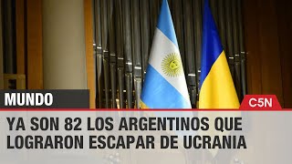 YA son 82 los ARGENTINOS que LOGRARON ESCAPAR de UCRANIA [upl. by Trebmal518]