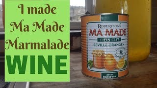 Making homemade Wine from Marmalade [upl. by Nedi]