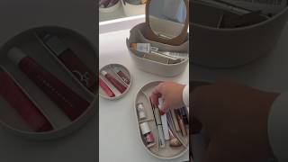 ASMR IKEA MAKEUP ORGANIZER restock asmr satisfying bathroom organization [upl. by Wat846]