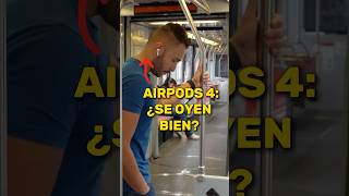 AirPods 4 cancelación de ruido en el metro [upl. by Grote133]