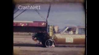 Chevy Impala  1978  Truck Underride Guard Crash Test  NHTSA  CrashNet1 [upl. by Yrreg]