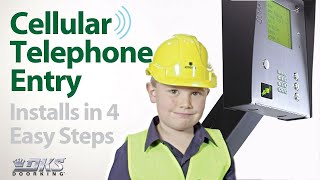 DKS Cellular Telephone Entry Installs in 4 Easy Steps [upl. by Lashonde]