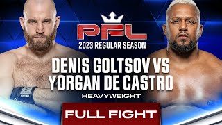 Denis Goltsov vs Yorgan De Castro  PFL 5 2023 [upl. by Aiel]