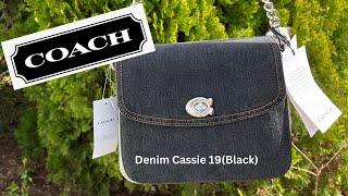 NEW BLACK COACH DENIM CASSIE 19  DENIM COLLECTION 2024 [upl. by Wylde604]