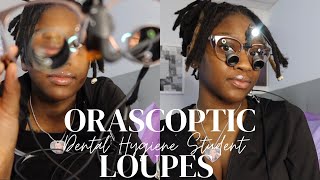 Unboxing my Expensive Orascoptic Loupes Review  Dental Hygiene Student [upl. by Ylyl]