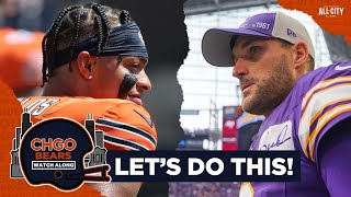 LIVE WATCH PARTY Chicago Bears vs Minnesota Vikings  CHGO Bears Podcast [upl. by Aitercul30]