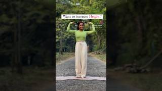 Yoga to increase Height yoga youtube youtubeshorts taller heightincreaseexercise youtuber [upl. by Mathews605]