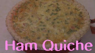 Ham Quiche Daves Cooking Show [upl. by Bigg]