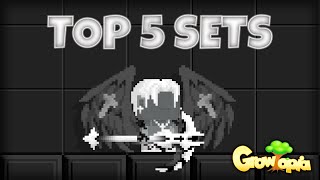 Growtopia  Top 5 Pro Sets MUST WATCH [upl. by Cykana]