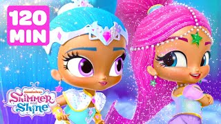 Shimmer and Shine Find Glitter Stars amp Rescue Unicorns  2 Hour Compilation  Shimmer and Shine [upl. by Broeder836]