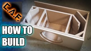 How to Build a Subwoofer Box [upl. by Rempe60]