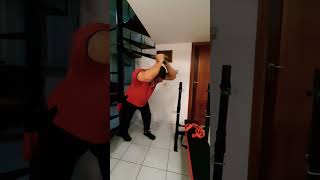 Ejercicio para triceps con banda elastica💪🏋‍♂️💯shorts viralvideo motivation discipline fitness [upl. by Ekenna]