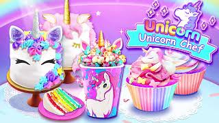 Unicorn Chef Fun Free Cooking Games for Kids [upl. by Adeirf]