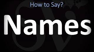 How to Pronounce Names CORRECTLY [upl. by Aleras]