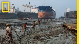 Where Ships Go to Die Workers Risk Everything  National Geographic [upl. by Aivax]