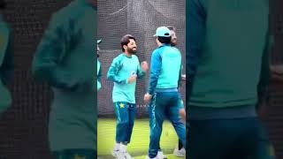 Naseem Shah showing bowling action skills 😊😂😁cricket sports youtubeshorts [upl. by Glarum883]